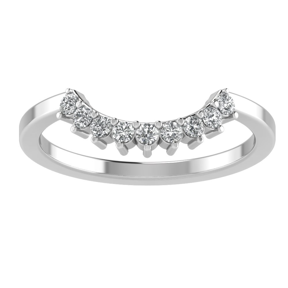 Prong Nine Stone Tiara Band