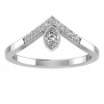 Large Marquise V Tiara Ring
