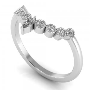 Small Marquise Nine Stone Tiara Band