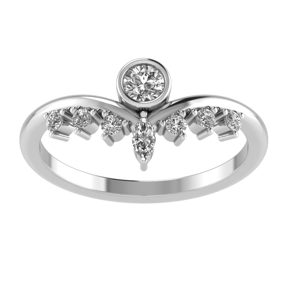 Double Pendant Tiara Band