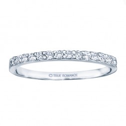 White Gold Straight Band