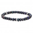 Freshwater Black Pearl Stretch Bracelet