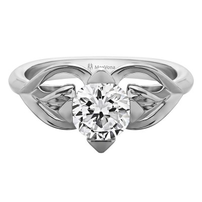 ERISKAY CLASSIC ROUND SOLITAIRE WITH 0.40ct H-SI ROUND CENTER