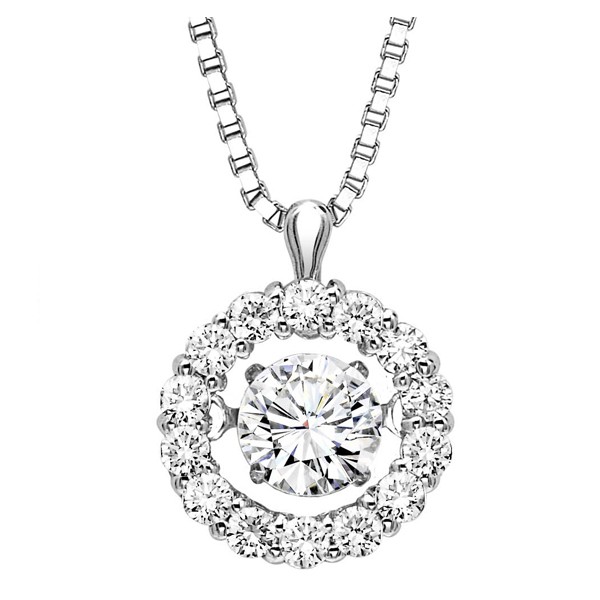 Rhythm of Love Diamond Pendent featuring 1/2 ctw diamonds in 14K Gold