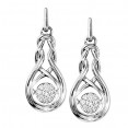 Rhythm of Love Diamond Pendent in Sterling Silver