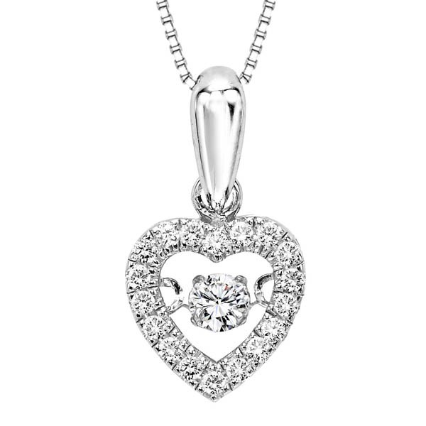 Rhythm of Love Diamond Pendent in 10K Gold