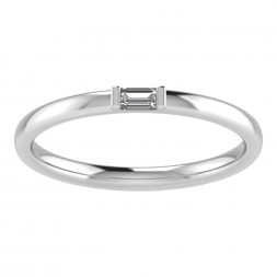 Modern Single Baguette Tiara Band