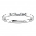 Modern Triple Baguette Tiara Band