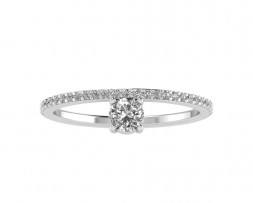 Side Stone Classic Tiara Band