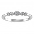 Diamond Eye Millgrain Tiara Band