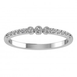 Vintage Pave Diamond Band