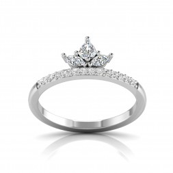 Three Stone Marquise Crown