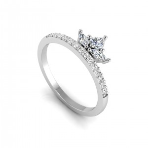 Three Stone Marquise Crown
