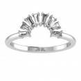 Sunburst Baguette Tiara Band