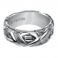 8.5Mm Sterling Silver Woven Band