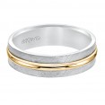 Flat Crystalline And Bright Finished Flat Edges Comfort Fit Wedding Band
