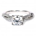Verragio Insignia Collection 18K White Gold Diamond Semi-Mount Engagement Ring (INS7050RGOLD)