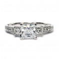 Verragio Insignia Collection 14K White Gold Diamond Semi-Mount Engagement Ring (INS7067PGOLD)