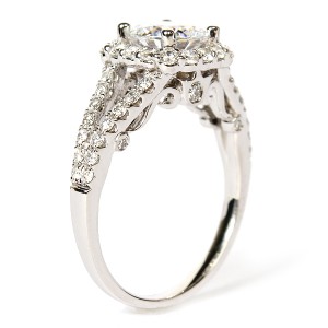 Insignia Diamond Semi-Mount Engagement Ring by Verragio (INS7046GOLD)
