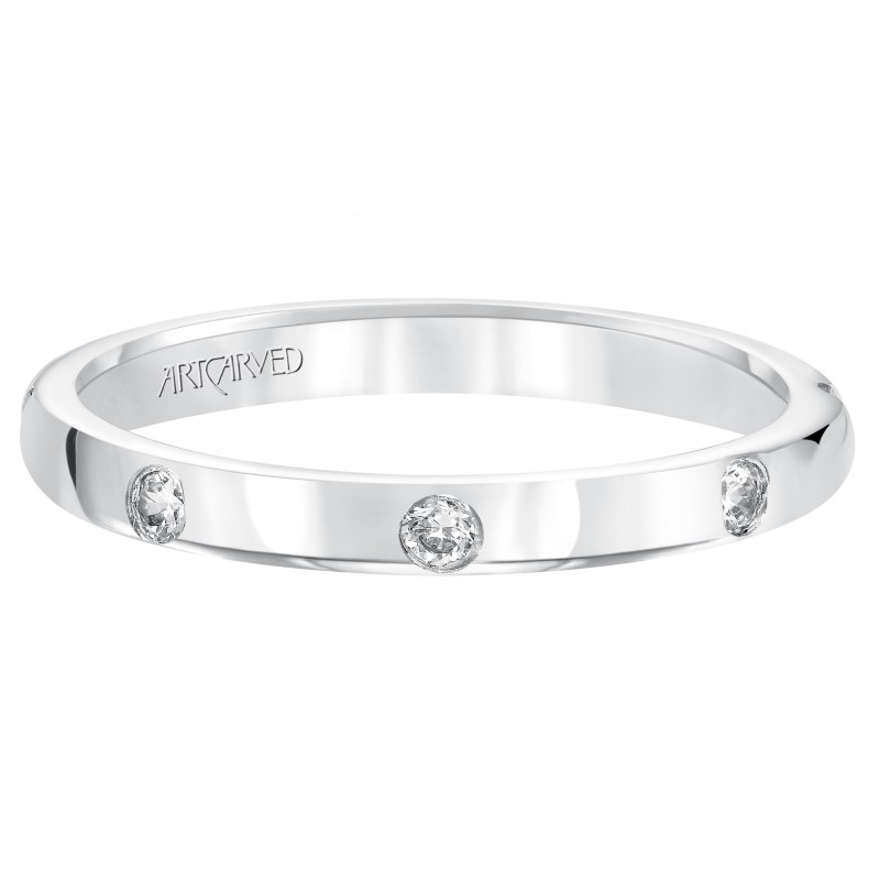 Platinum Diamond Anniversary Ring