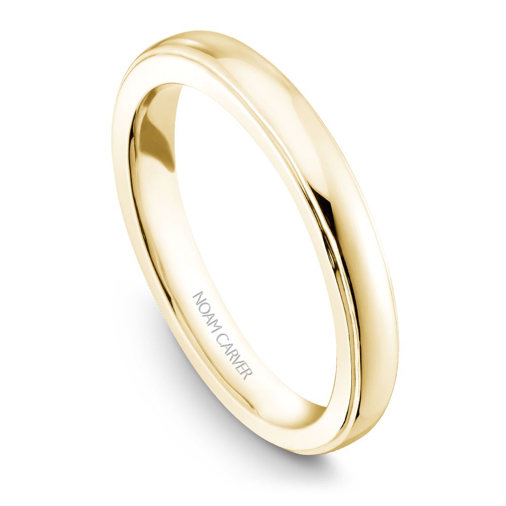 Noam Carver Yellow Gold Matching Band