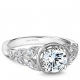 Noam Carver White Gold Engagement Ring With 10 Diamonds