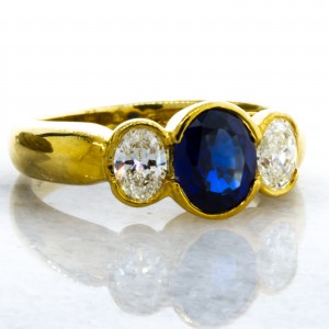 JB STAR Sapphire and Diamond Ring
