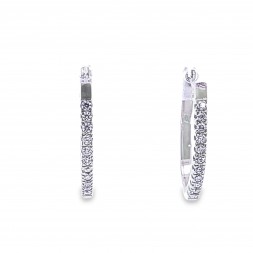 Diamond Hoop Earrings (.33ctw)
