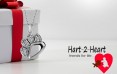 Hart-2-Heart Dog Paw Necklace (.07ctw)