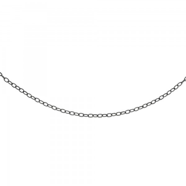 Silver Italian Cable Adjastable Link Chain