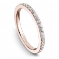 Noam Carver Rose Gold Matching Band With 24 Diamonds