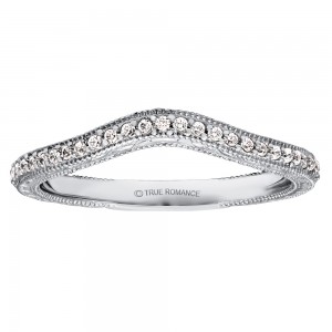 Round Diamond Vintage Semi Mount Engagement Ring