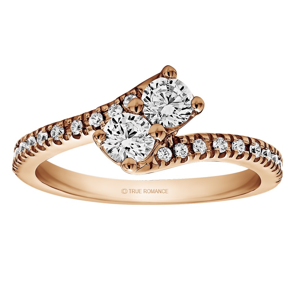 RM1551 - Diamond Two Stone Ring