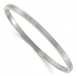 Stainless Steel Polished 4mm Bangle