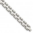 Stainless Steel Polished and Polished 8.25in Bracelet