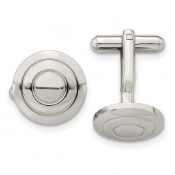 Stainless Steel Polished Cufflinks