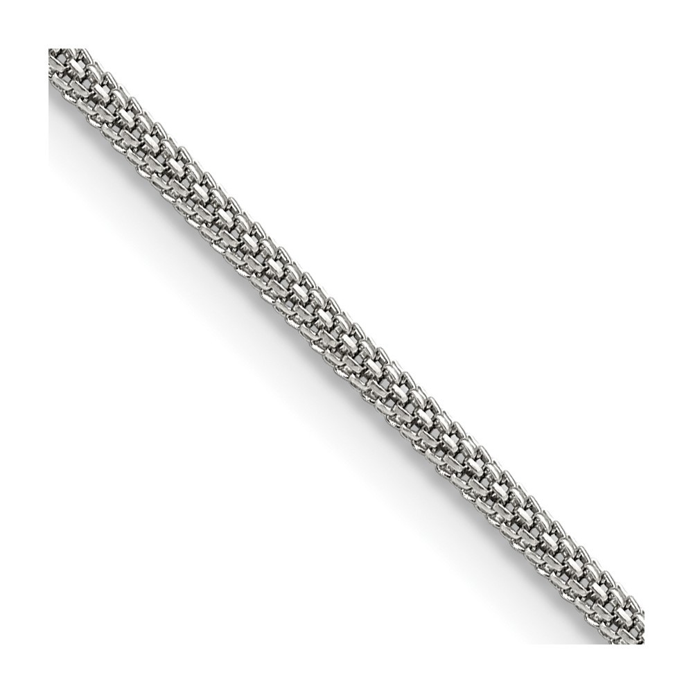 Stainless Steel Polished 2mm 24in Bismark Chain
