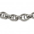 Stainless Steel Polished Fancy Link 22in Necklace