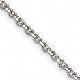 Stainless Steel Polished 3.4mm 22in Cable Chain