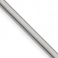 Stainless Steel Polished 4.2mm 22in Flat Snake Chain