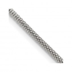 Stainless Steel Polished 2.5mm 30in Bismark Chain