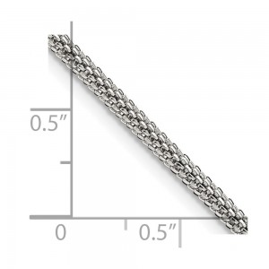 Stainless Steel Polished 3.2mm 30in Bismark Chain