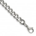 Stainless Steel Polished 7.5mm 8in Curb Chain