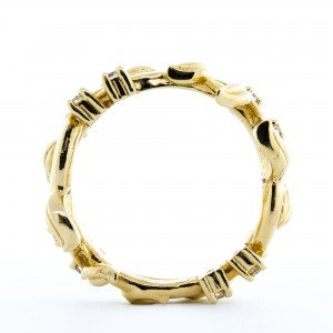 14K Yellow Gold Diamond Vine Ring (.16ctw)
