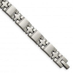 Titanium Polished 8.25in Bracelet