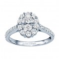 Rm1381v-14k White Gold Oval Cut Halo Diamond Semi Mount Engagement Ring