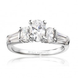 Rm510-14k White Gold Semi Mount Engagement Ring From Nostalgic Collection