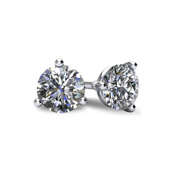 Martini set diamond earrings