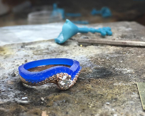 Matching Wedding Band For One of a Kind Engagement Ring