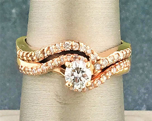 Matching Wedding Band For One of a Kind Engagement Ring